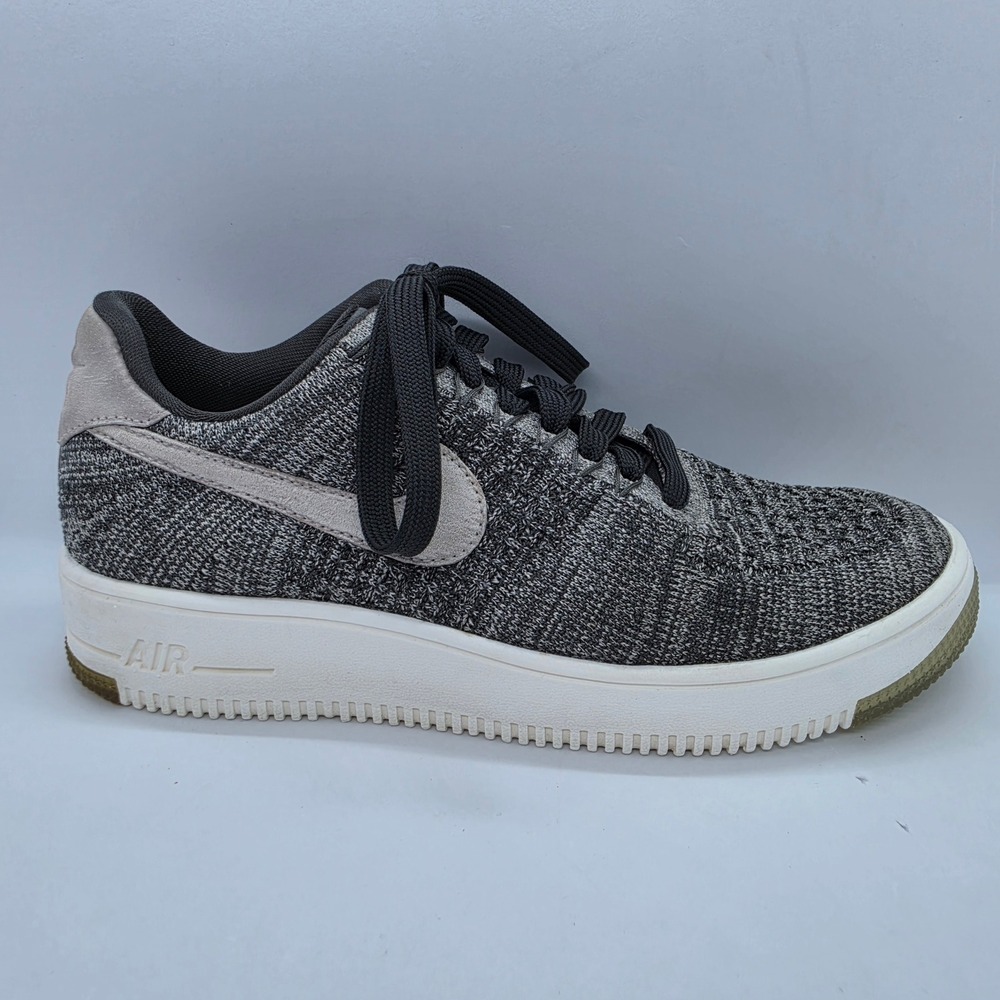 Nike Air Force 1 Ultra Flyknit Low Grey 820256-008 Womens 7.5 - Picture 7 of 10